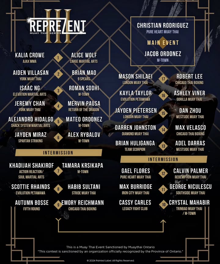 Reprezent III Fight Card