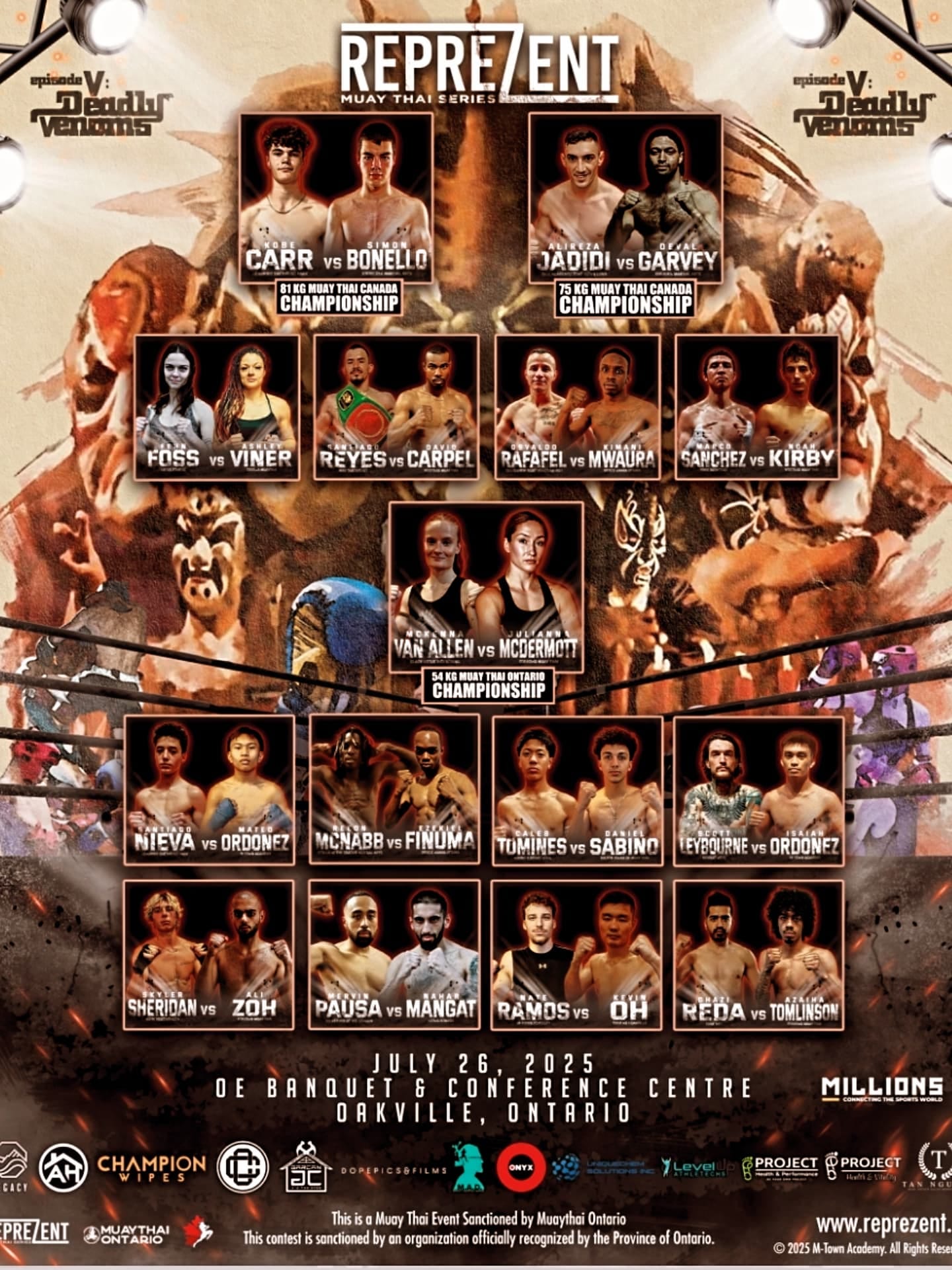 Reprezent V Fight Card Poster